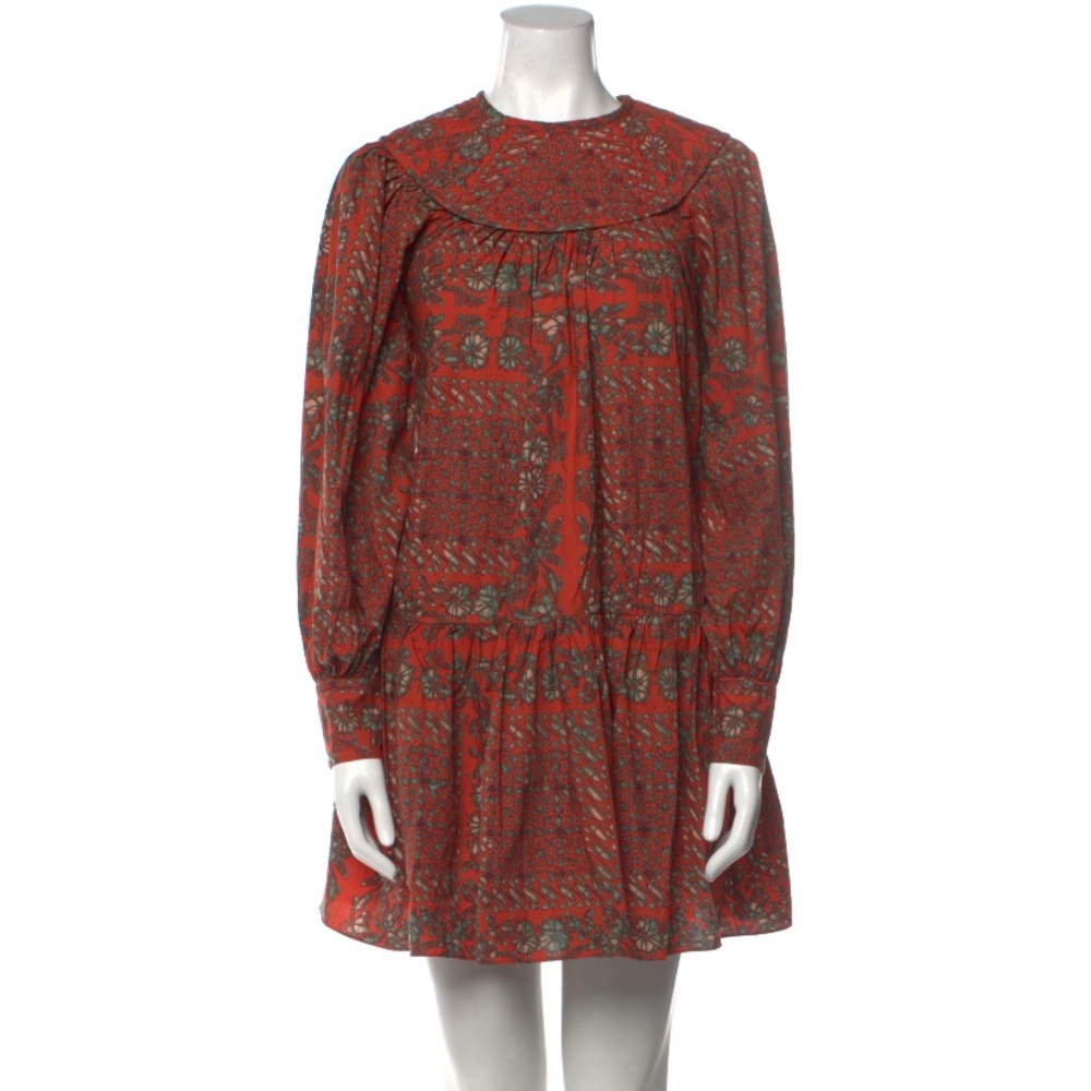 Ulla Johnson Printed Pattern Tent Dress